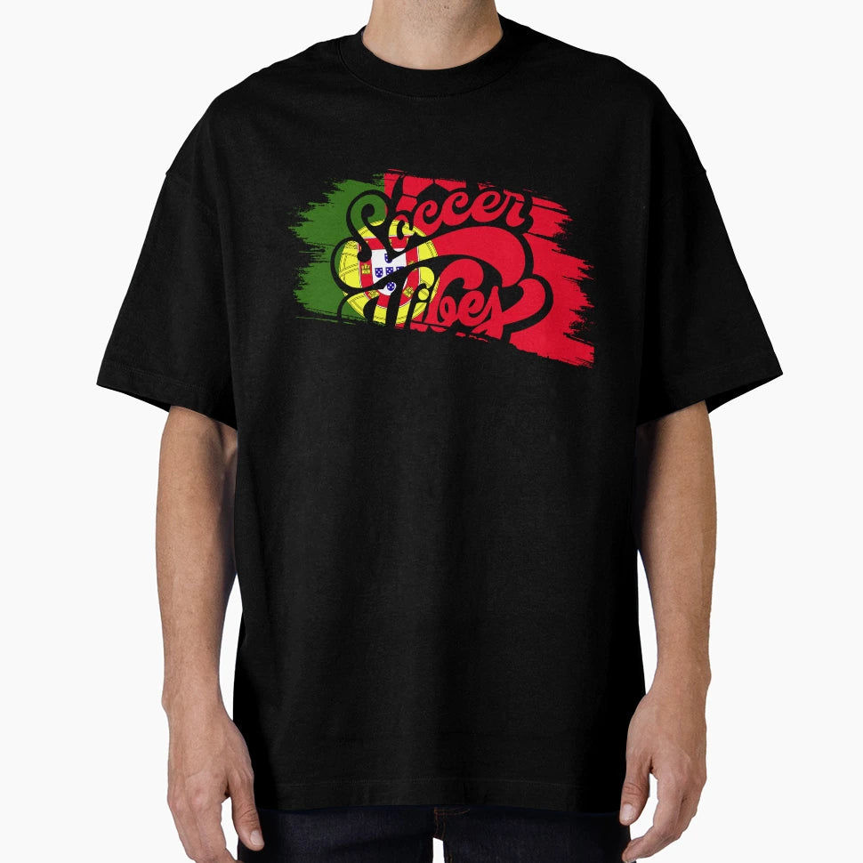 Soccer Vibes Portugal T-Shirt - Unique Graphic Unisex - T-Shirt, Sweatshirt, Hoodie