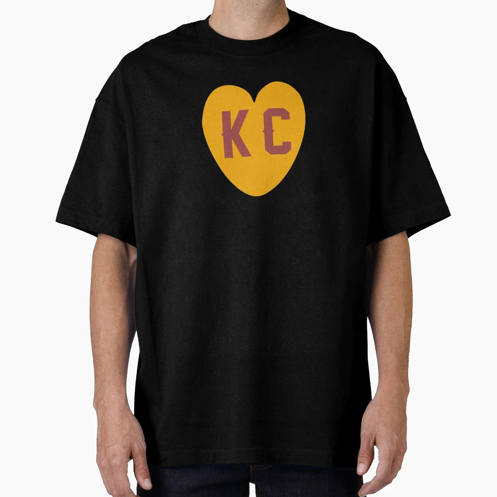 Kansas City Heart T-Shirt - Graphic Print Men Women - T-Shirt, Sweatshirt, Hoodie