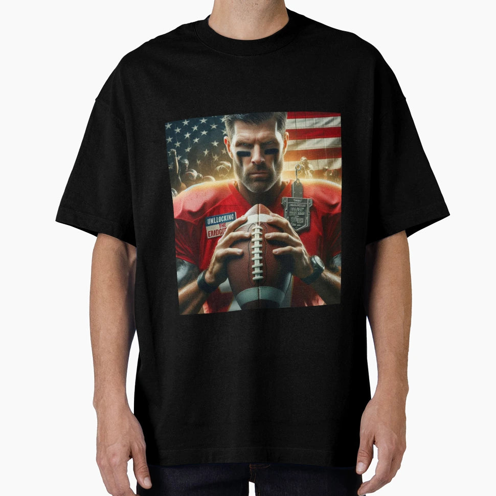 American Football Player T-Shirt - Streetwear Style for Adults - T-Shirt, Sweatshirt, Hoodie