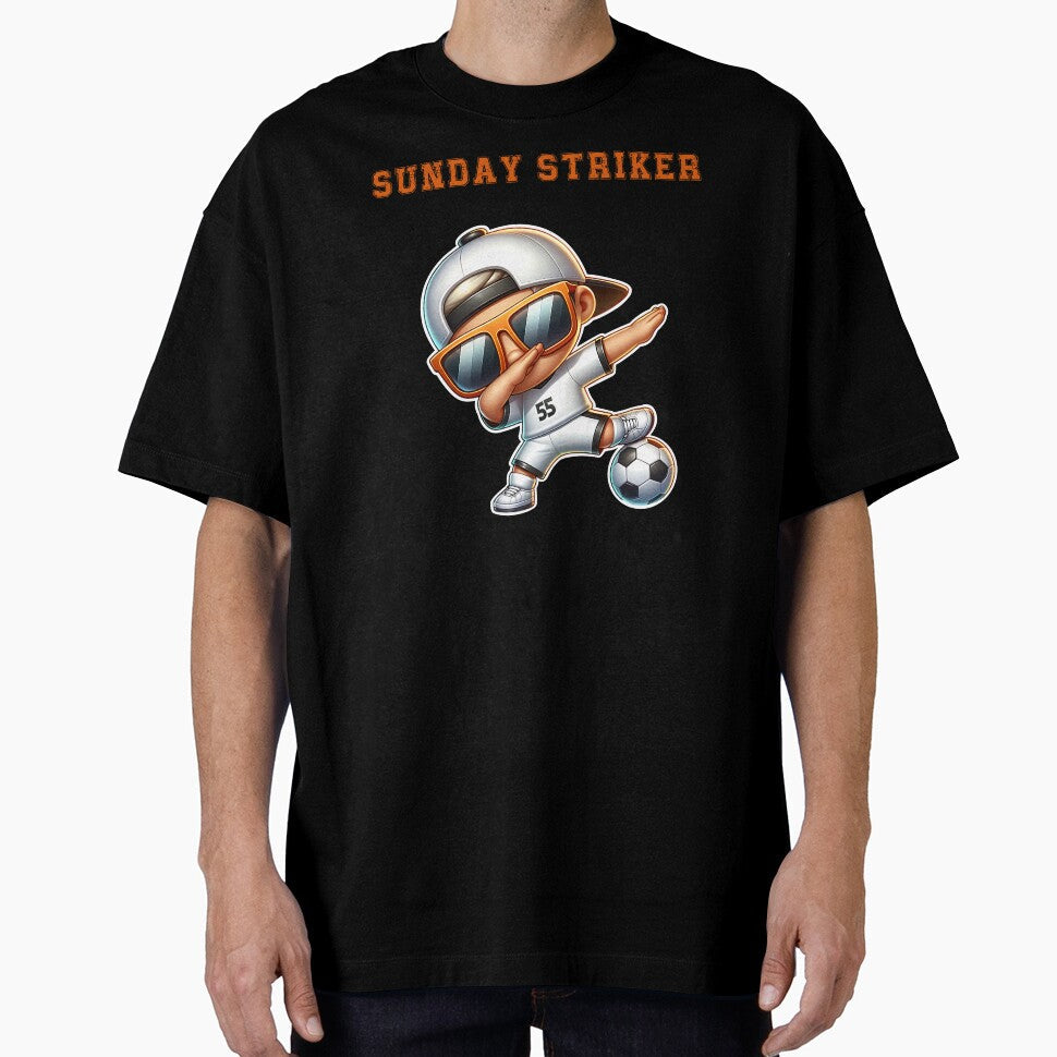 Sunday Striker Funny Weekend Soccer by Maggiepeshop - Adult & Kids T-Shirts, Sweatshirts & Hoodies apparel design preview 1