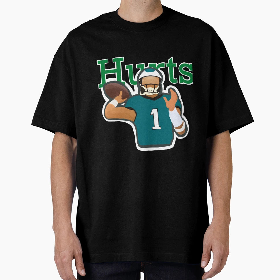 Jaylen Hurts 1 T-Shirt - Minimalist Print for Adults - T-Shirt, Sweatshirt, Hoodie