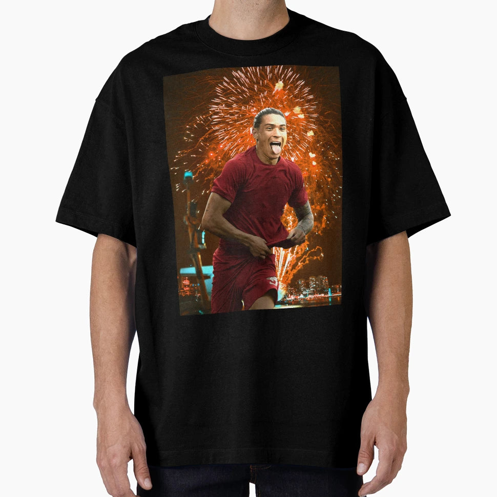 Darwin Nunez Explosion T-Shirt - Streetwear Style Men Women - T-Shirt, Sweatshirt, Hoodie