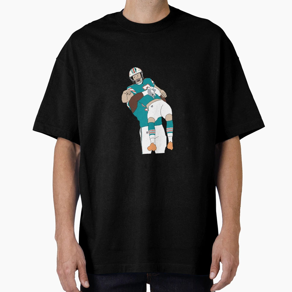 Miami Dolphins Jason Sanders Trick T-Shirt - Novelty Apparel for Adults - T-Shirt, Sweatshirt, Hoodie