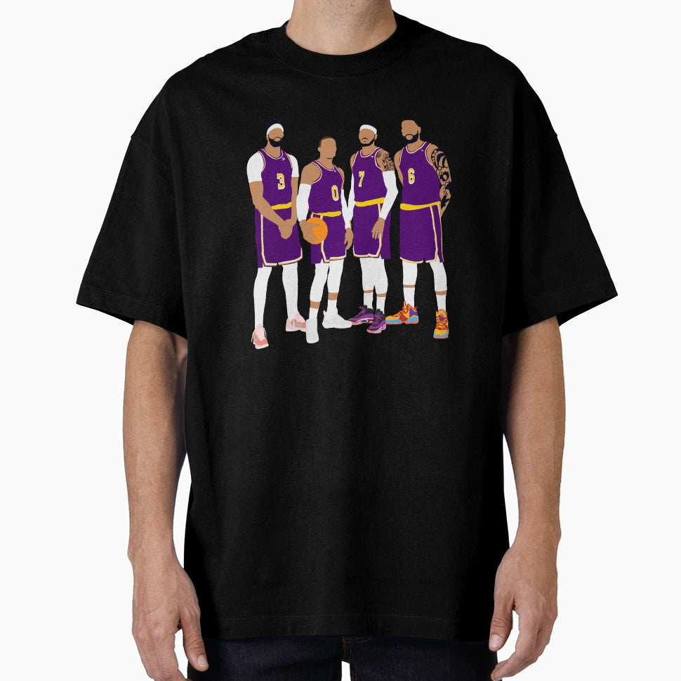 Los Angeles Lakers Ad Russ Melo King T-Shirt - Streetwear Style for Adults - T-Shirt, Sweatshirt, Hoodie