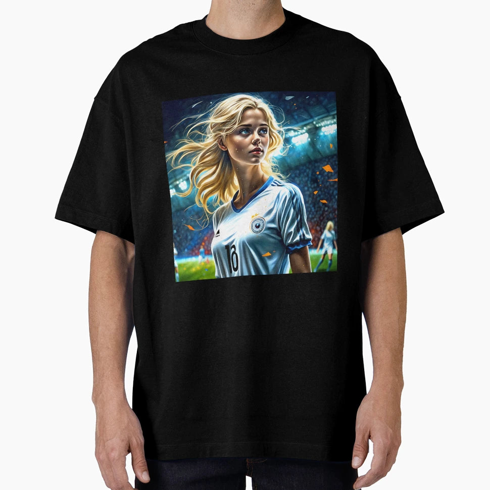Football Footballer 2 T-Shirt - Aesthetic Graphic for Adults - T-Shirt, Sweatshirt, Hoodie