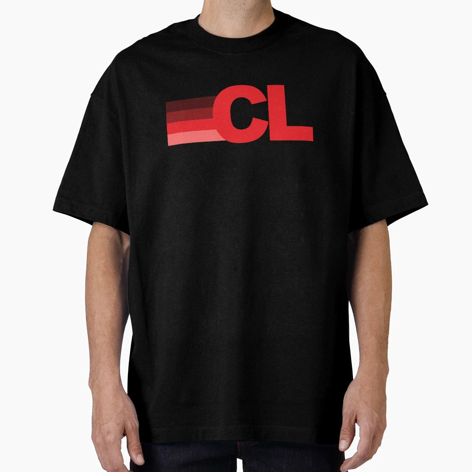 Cl Red Multi Stripe T-Shirt - Aesthetic Graphic for Adults - T-Shirt, Sweatshirt, Hoodie
