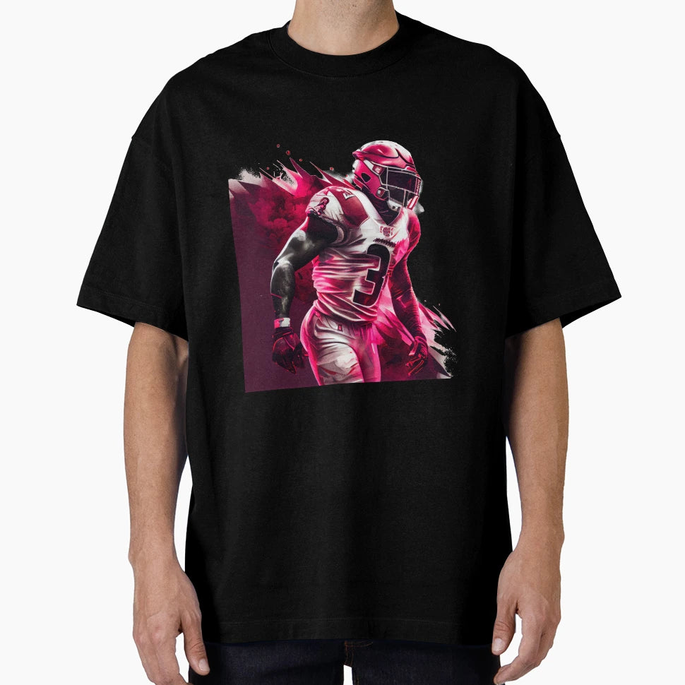 Football Passion Red T-Shirt - Graphic Print Unisex - T-Shirt, Sweatshirt, Hoodie