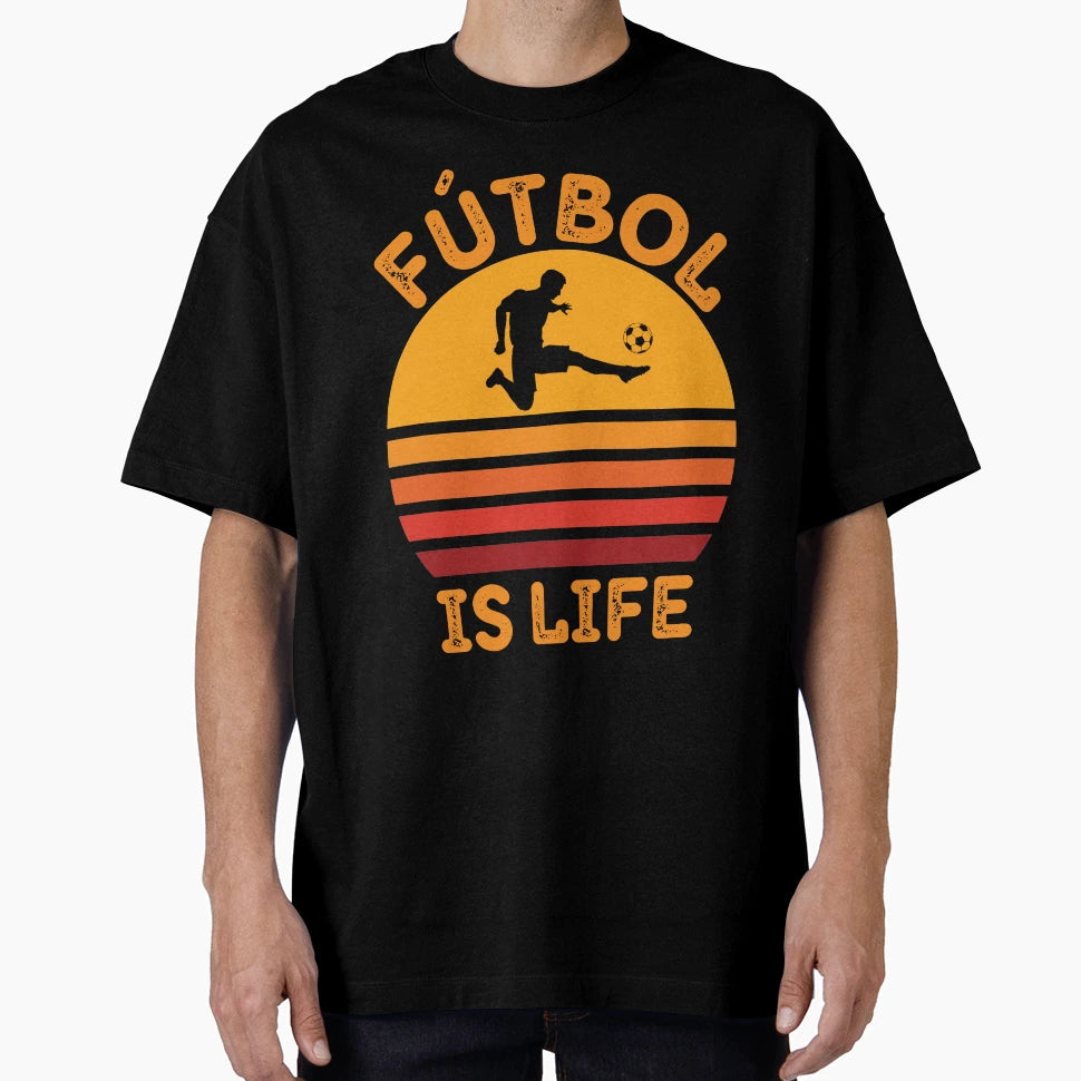 Futbol Is Life World Cup Qatar 2022 T-Shirt - Trendy Graphic Men Women - T-Shirt, Sweatshirt, Hoodie