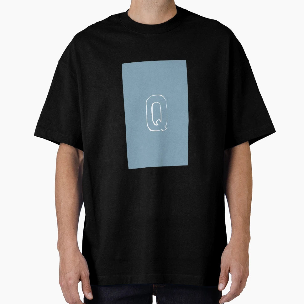 Alphabet Range Sketched Q T-Shirt - Aesthetic Graphic Unisex - T-Shirt, Sweatshirt, Hoodie