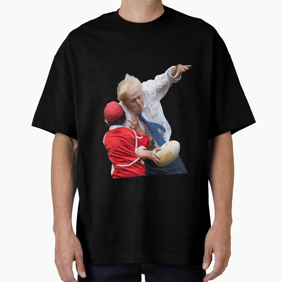 Boris Tackles Little Football Meme T-Shirt - Casual Everyday Wear Unisex - T-Shirt, Sweatshirt, Hoodie