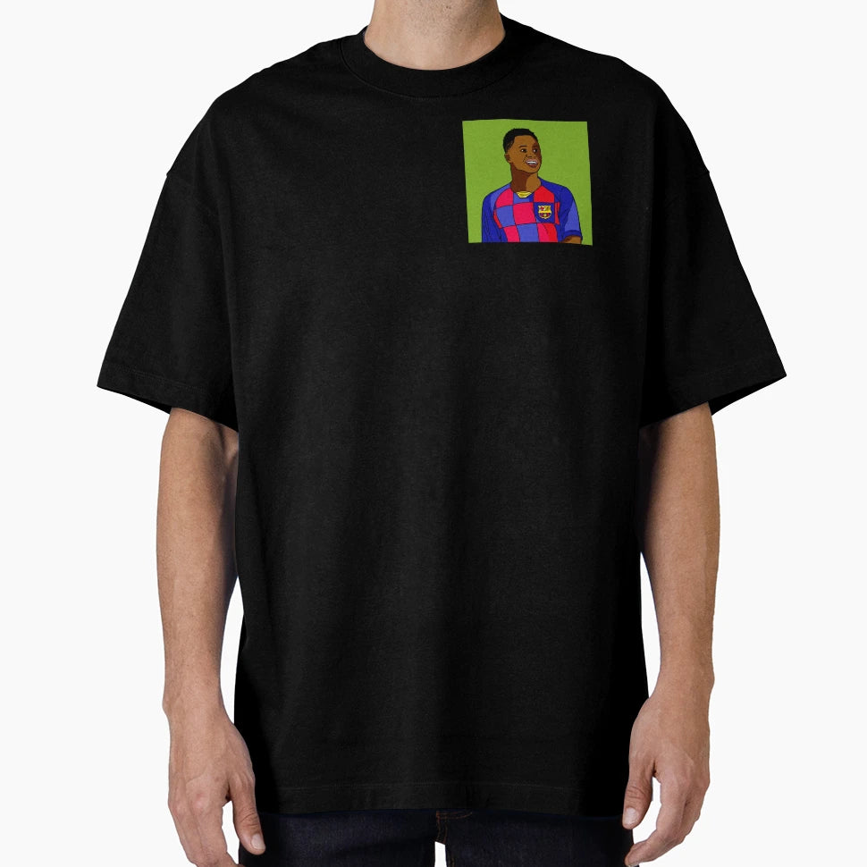 Ansu Fati Soccer Star T-Shirt - Custom Art Print for Adults - T-Shirt, Sweatshirt, Hoodie