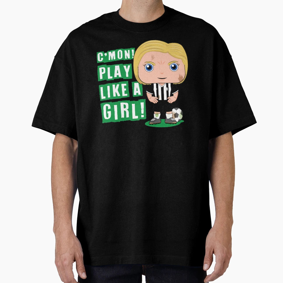 Cmon Play Like Soccer T-Shirt - Fun Novelty Design for Adults - T-Shirt, Sweatshirt, Hoodie