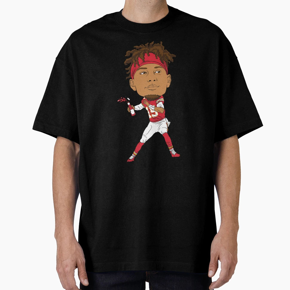 Quarterback Ketchup Kansas City T-Shirt - Aesthetic Graphic for Adults - T-Shirt, Sweatshirt, Hoodie