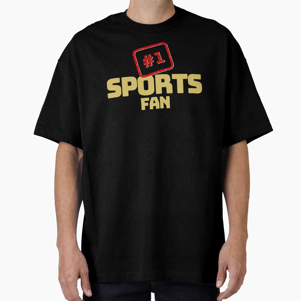1 Sports Fan Gold T-Shirt - Unique Graphic Unisex - T-Shirt, Sweatshirt, Hoodie