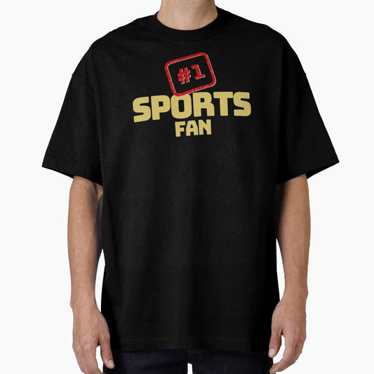 1 Sports Fan Gold T-Shirt - Unique Graphic Unisex - T-Shirt, Sweatshirt, Hoodie