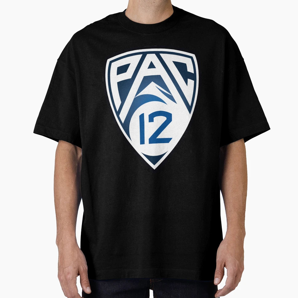 Pac 12 Logo Colors T-Shirt - Aesthetic Graphic for Adults - T-Shirt, Sweatshirt, Hoodie