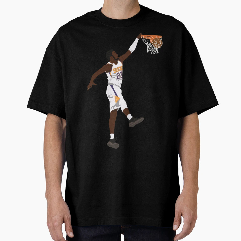 Deandre Ayton Dunk T-Shirt - Custom Art Print Unisex - T-Shirt, Sweatshirt, Hoodie