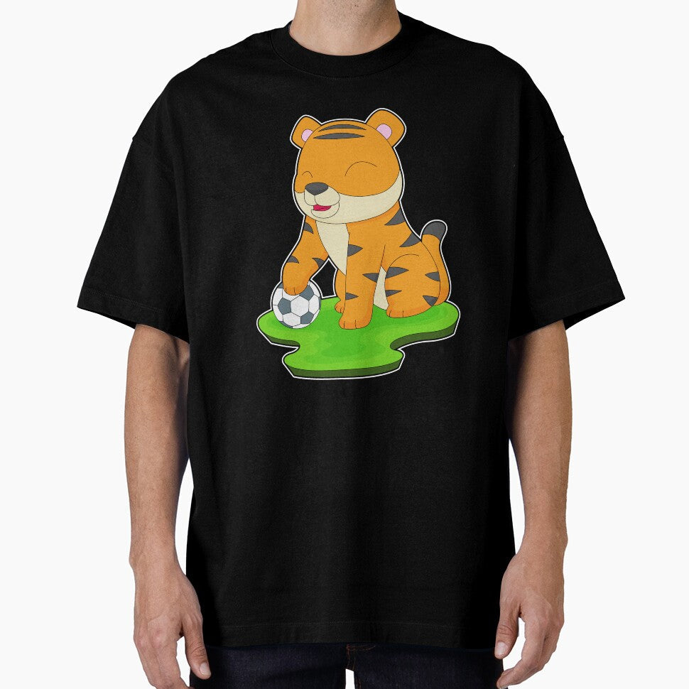 Tiger Soccer player by Snabdesign84 - Adult & Kids T-Shirts, Sweatshirts & Hoodies apparel design preview 1