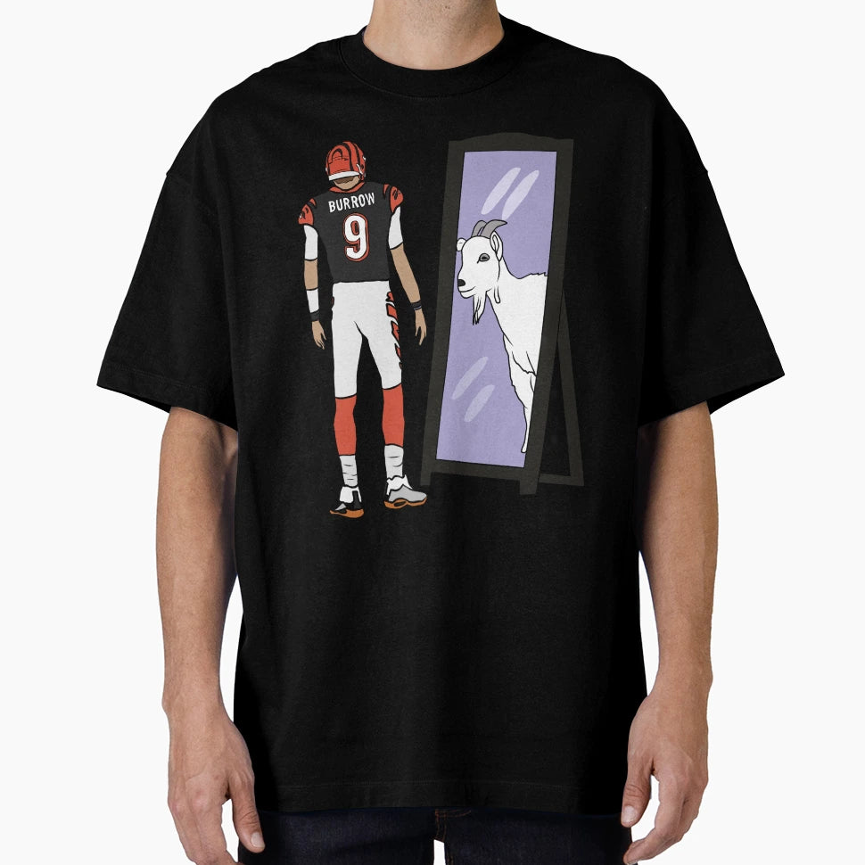 JB Mirror Goat T-Shirt - Unique Graphic for Adults - T-Shirt, Sweatshirt, Hoodie