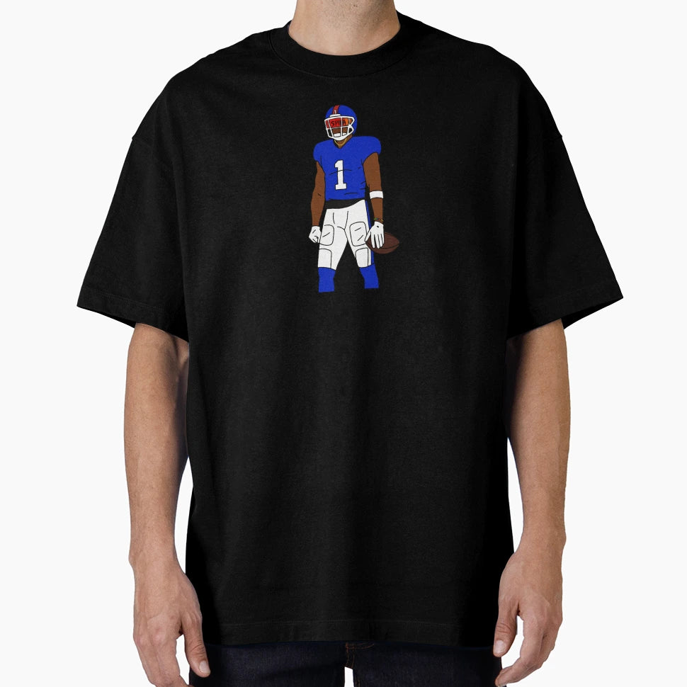 Malik Nabers T-Shirt - Novelty Apparel for Adults - T-Shirt, Sweatshirt, Hoodie
