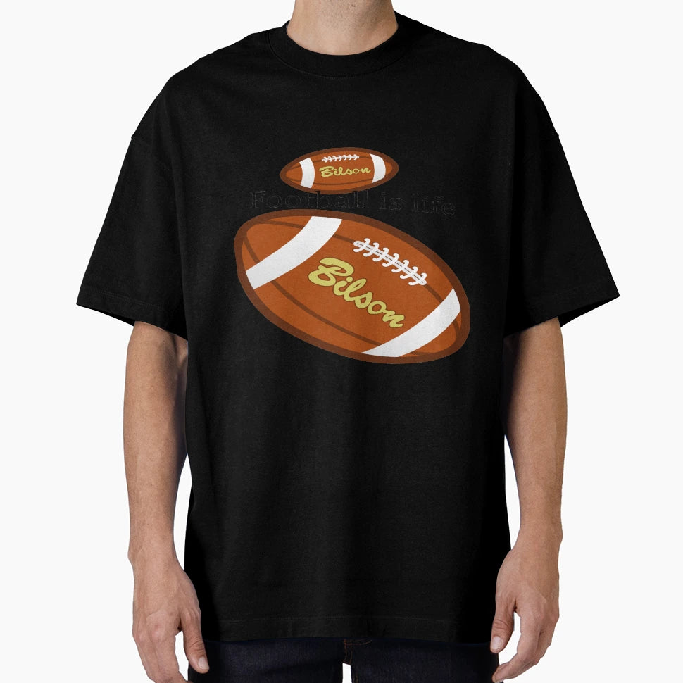 Footbal Is Life Rugby T-Shirt - Unique Graphic for Adults - T-Shirt, Sweatshirt, Hoodie