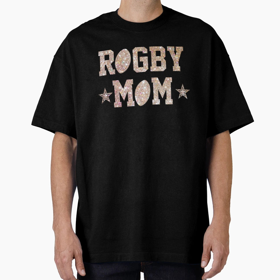 Rugby Mom Mama Mum Gift Sarcastic T-Shirt - Custom Art Print Men Women - T-Shirt, Sweatshirt, Hoodie