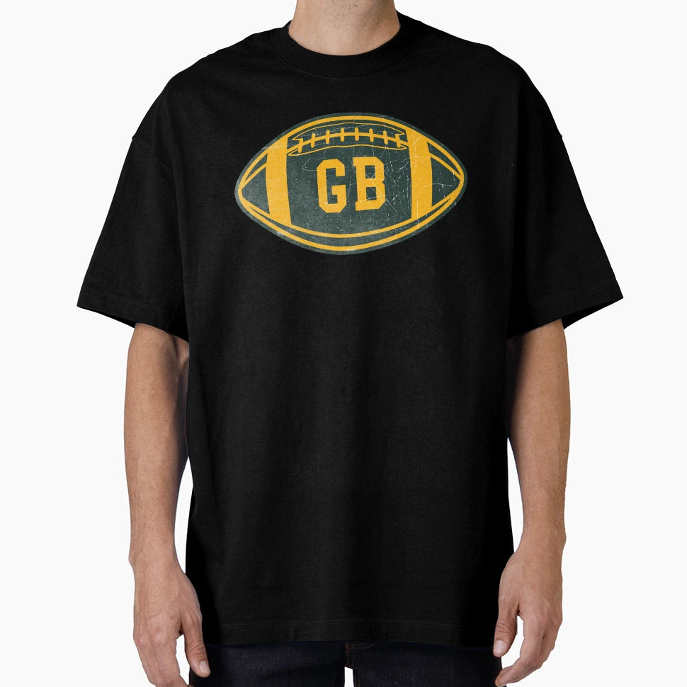Green Bay Throwback Football T-Shirt - Unique Graphic Men Women - T-Shirt, Sweatshirt, Hoodie