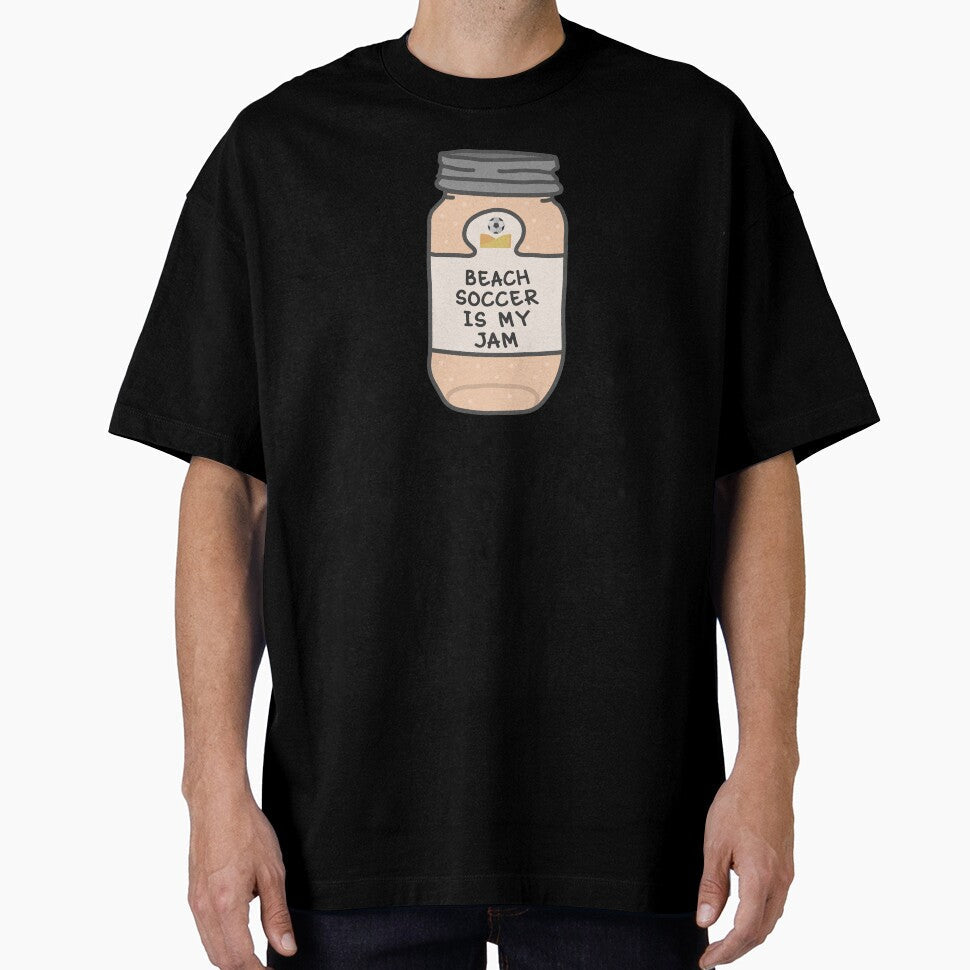 Beach Soccer Is My Jam by orlumbuspirate - Adult & Kids T-Shirts, Sweatshirts & Hoodies apparel design preview 1