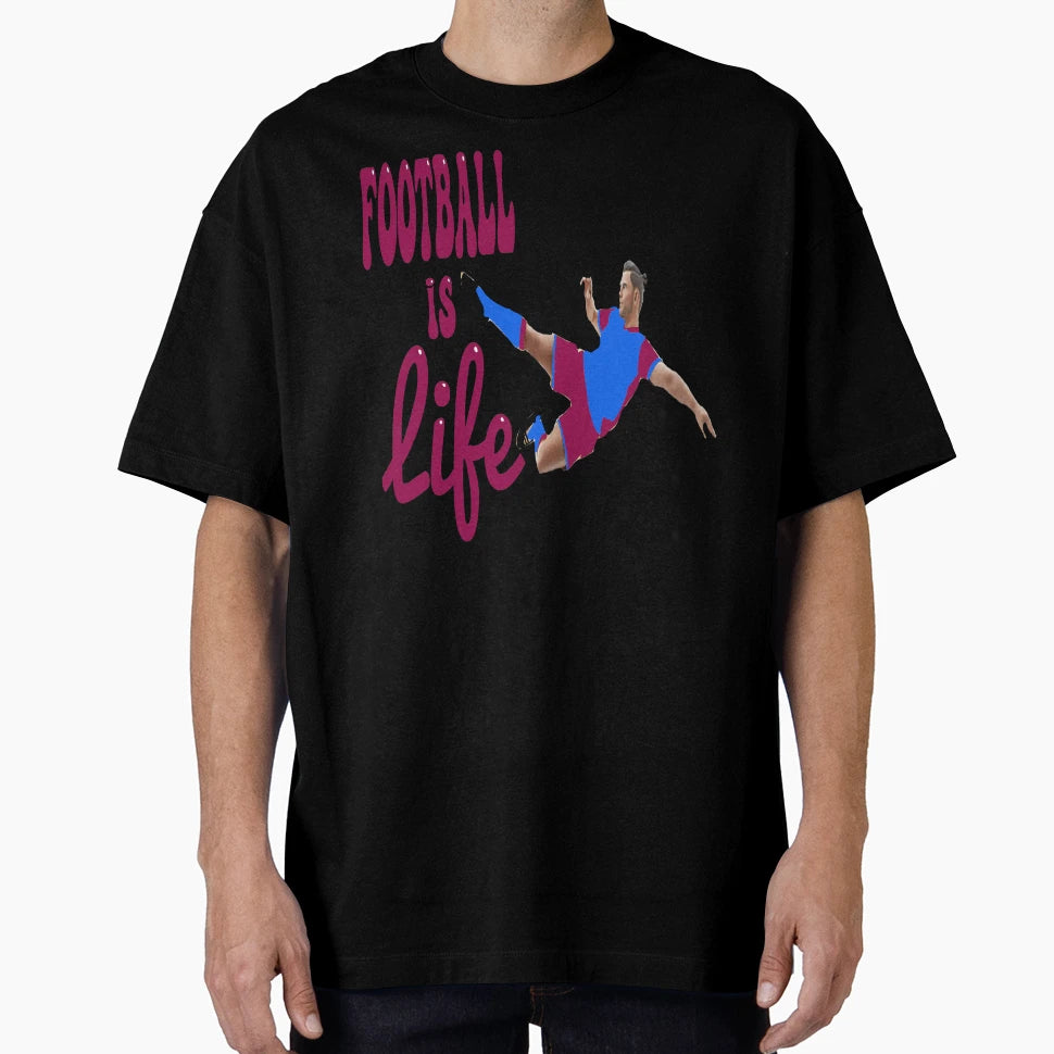 Football Is Life T-Shirt - Minimalist Print Unisex - T-Shirt, Sweatshirt, Hoodie