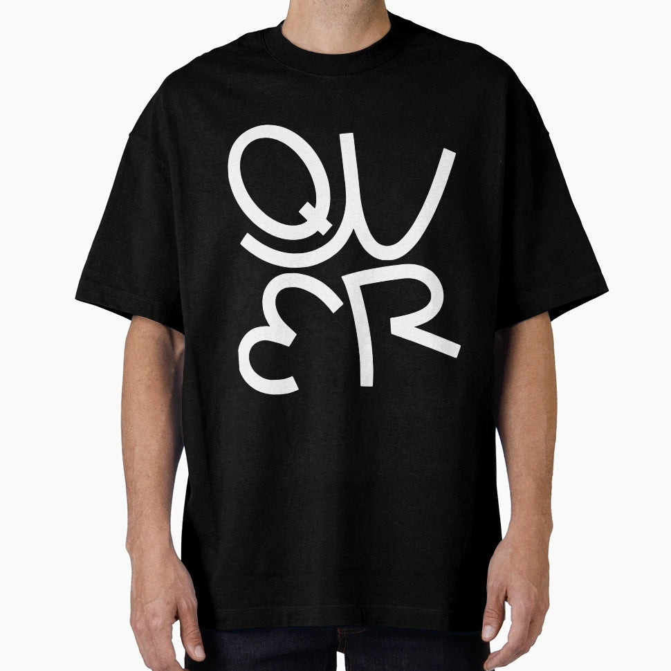 Qwer Kpop Hd Logo T-Shirt - Minimalist Print for Adults - T-Shirt, Sweatshirt, Hoodie