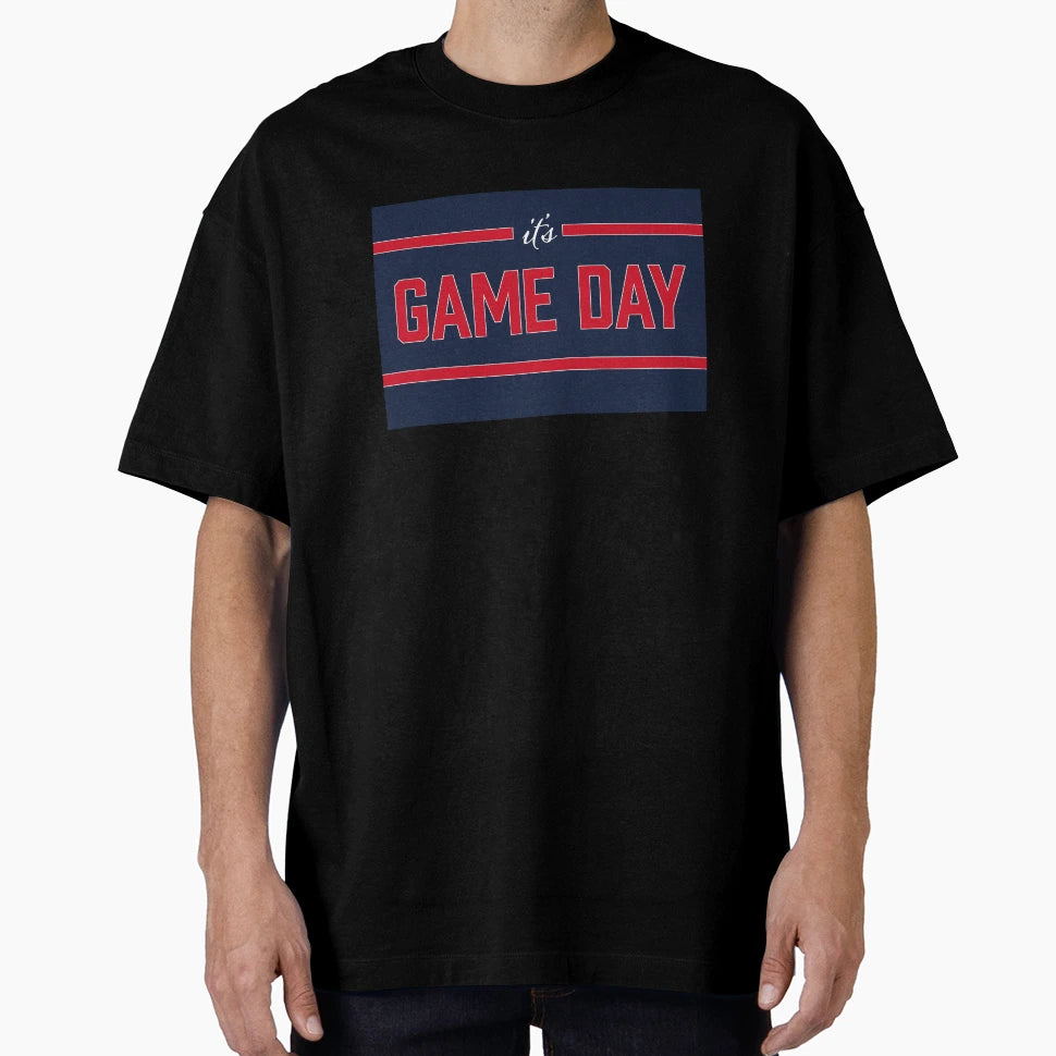 Its Game Day Navy Red T-Shirt - Aesthetic Graphic Unisex - T-Shirt, Sweatshirt, Hoodie