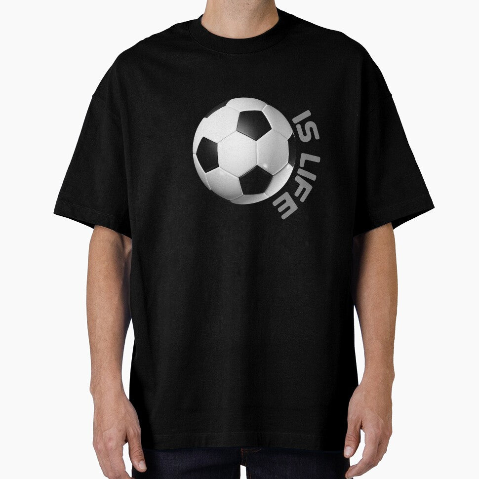 Football is life by mwagie - Adult & Kids T-Shirts, Sweatshirts & Hoodies apparel design preview 1
