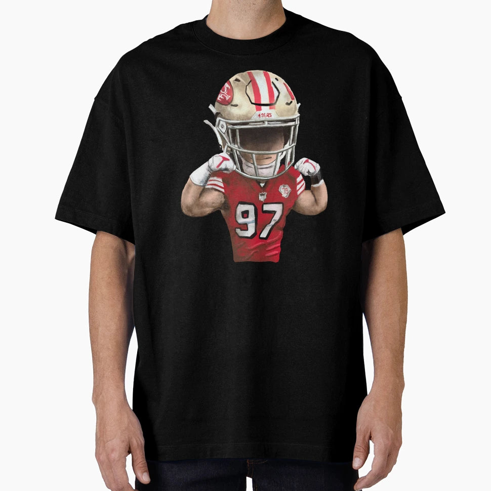 San Francisco 49Ers NB T-Shirt - Novelty Apparel for Adults - T-Shirt, Sweatshirt, Hoodie