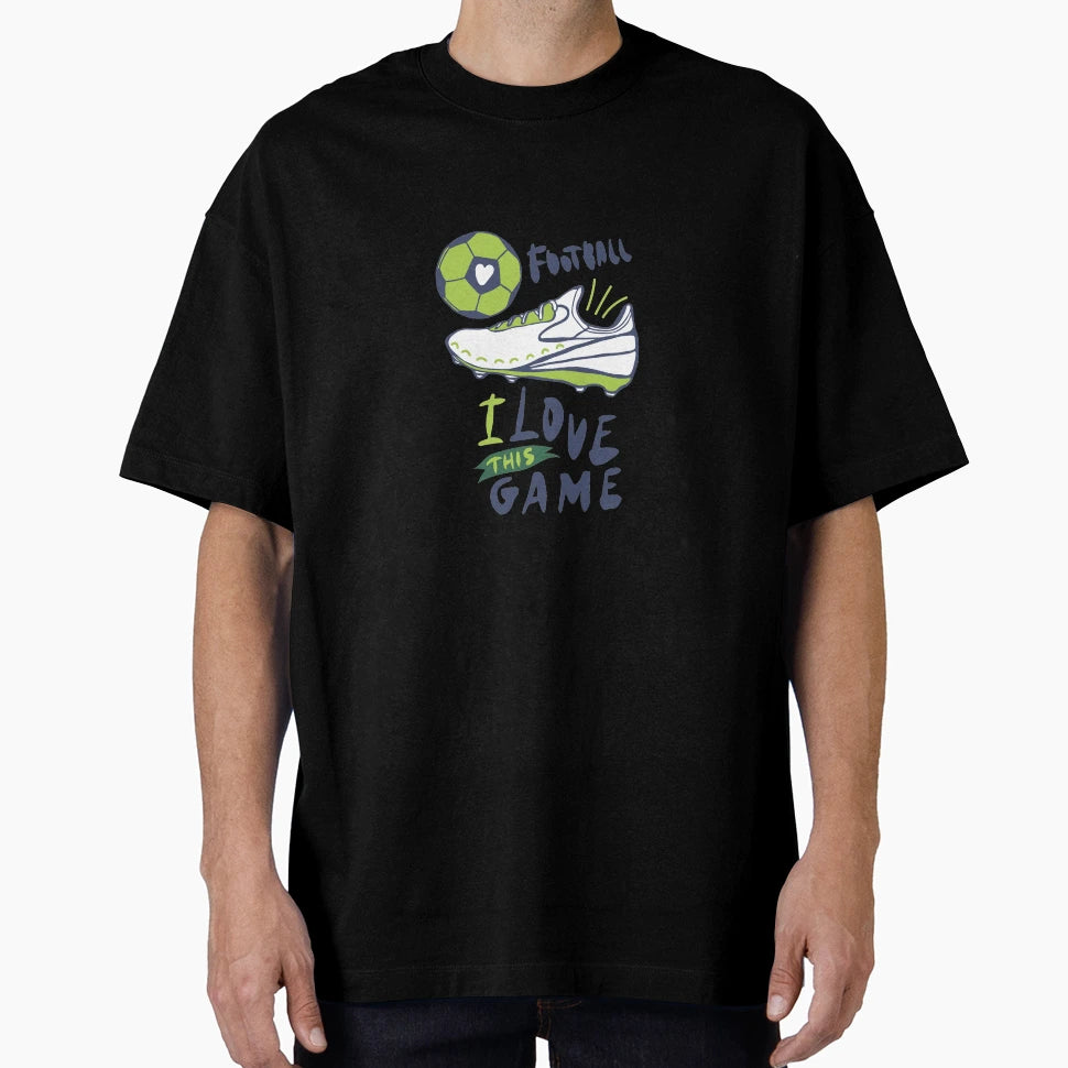 Football Love T-Shirt - Fun Novelty Design for Adults - T-Shirt, Sweatshirt, Hoodie