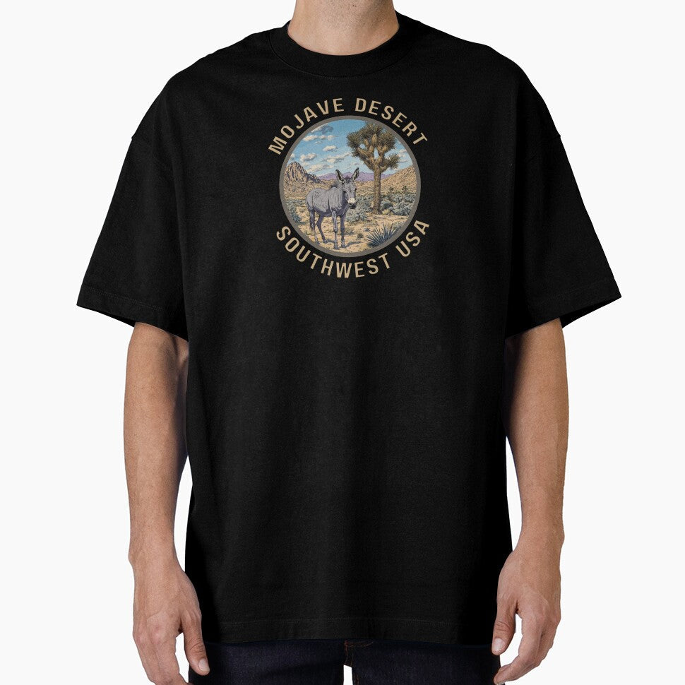 Mojave Desert Southwest USA Burro by MojaveTradePost - Adult & Kids T-Shirts, Sweatshirts & Hoodies apparel design preview 1