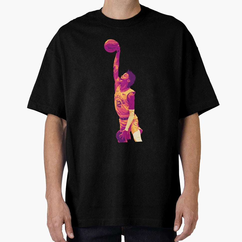 Ja Morant Dunk T-Shirt - Minimalist Print for Adults - T-Shirt, Sweatshirt, Hoodie