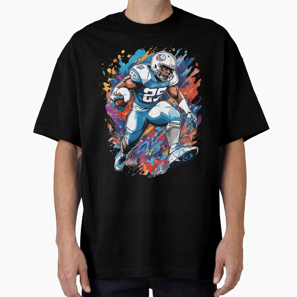 American Football Running Back T-Shirt - Graphic Print Men Women - T-Shirt, Sweatshirt, Hoodie