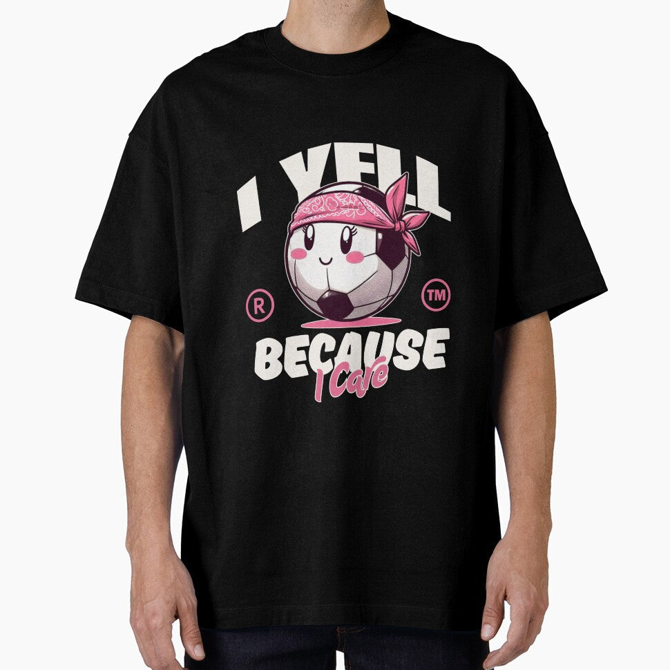 Football soccer mom yells by Peerless-Prime - Adult & Kids T-Shirts, Sweatshirts & Hoodies apparel design preview 1