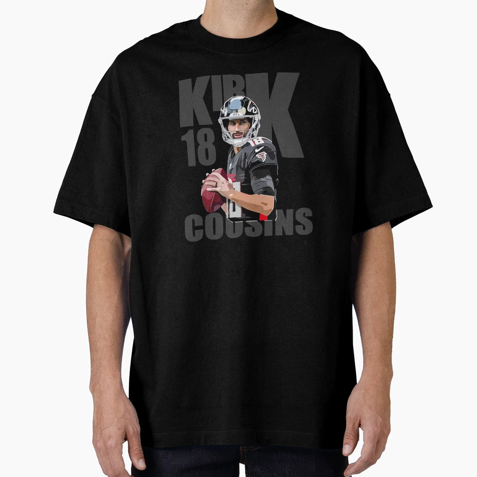 Kirk Cousins 18 Kirko Football Fan T-Shirt - Minimalist Print Unisex - T-Shirt, Sweatshirt, Hoodie