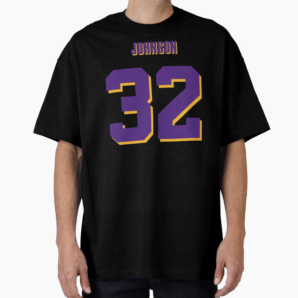 Magic Johnson Game Time Jersey No 3 T-Shirt - Unique Graphic for Adults - T-Shirt, Sweatshirt, Hoodie