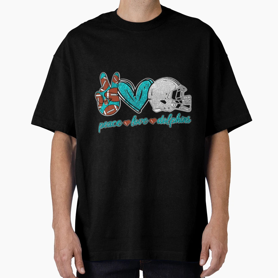 Football Miami Dolphins T-Shirt - Graphic Print Men Women - T-Shirt, Sweatshirt, Hoodie