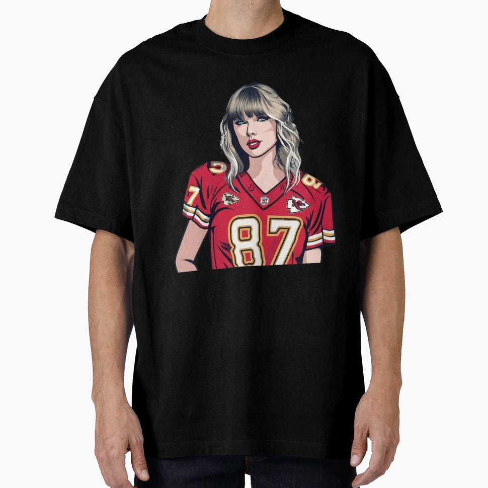 Taylors Swift Boyfriend Football T-Shirt - Novelty Apparel for Adults - T-Shirt, Sweatshirt, Hoodie
