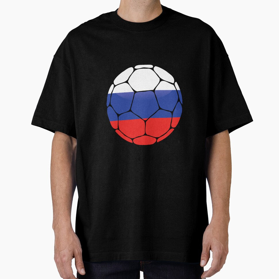 Russia Flag Soccer Ball by ehgraphics15 - Adult & Kids T-Shirts, Sweatshirts & Hoodies apparel design preview 1