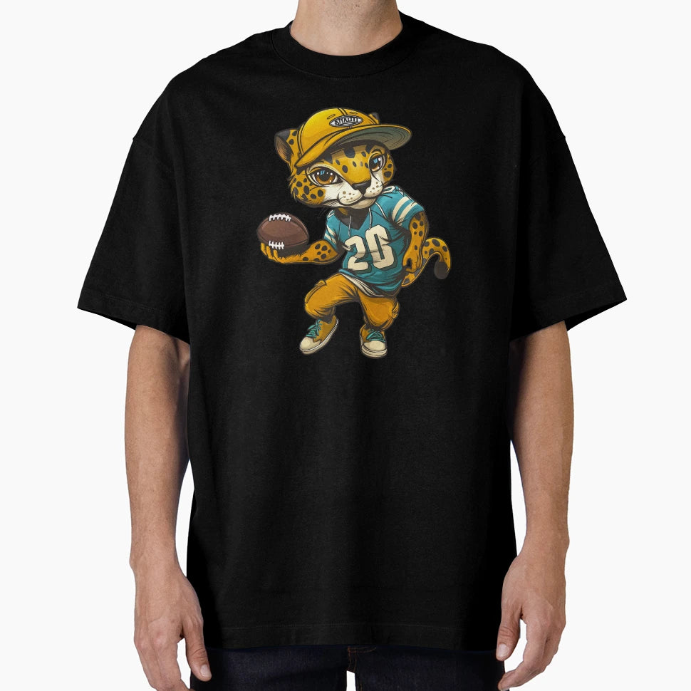 Jaguars Football Player T-Shirt - Trendy Graphic for Adults - T-Shirt, Sweatshirt, Hoodie