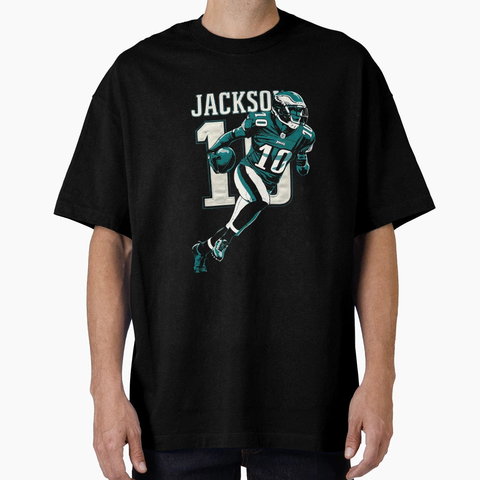Desean Jackson Philadelphia 10 Football Art T-Shirt - Graphic Print Unisex - T-Shirt, Sweatshirt, Hoodie