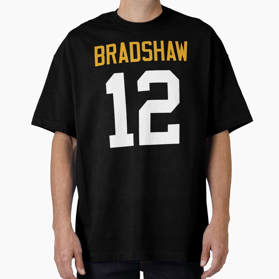 Terry Bradshaw 12 Steelers T-Shirt - Unique Graphic Men Women - T-Shirt, Sweatshirt, Hoodie