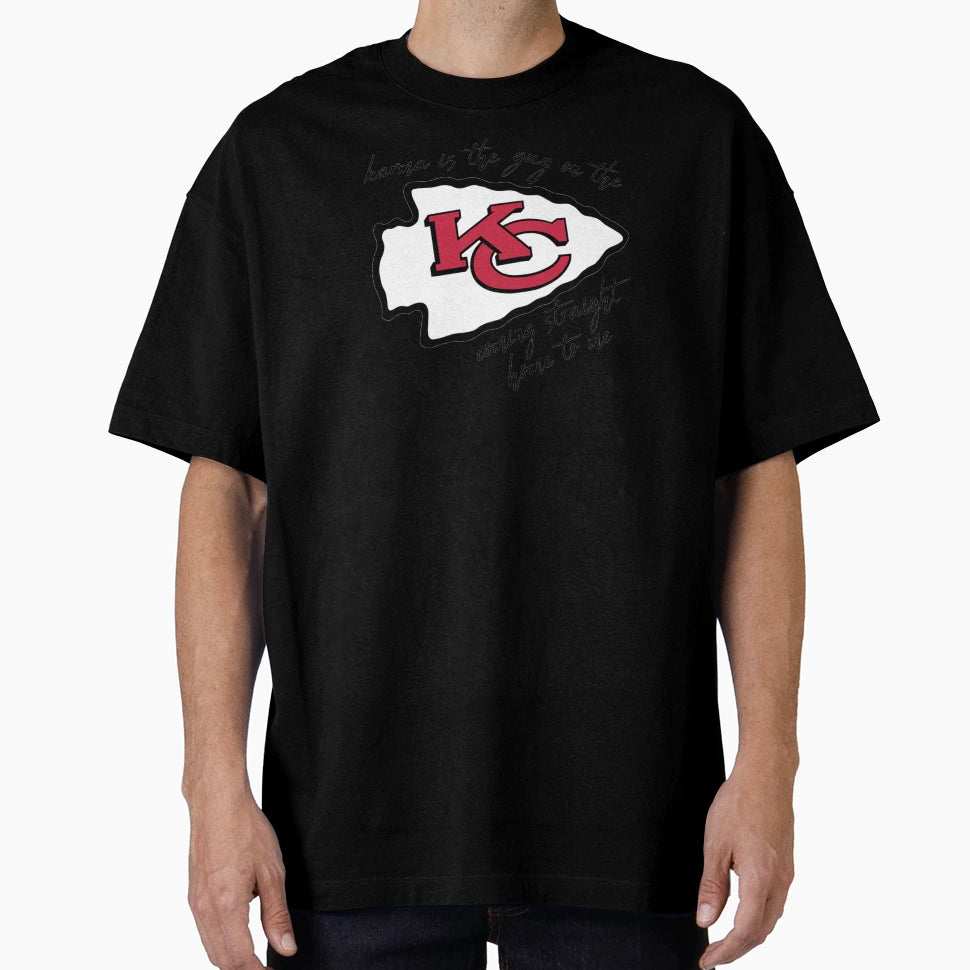 Karma Is Guy Chiefs Coming Straight T-Shirt - Trendy Graphic Men Women - T-Shirt, Sweatshirt, Hoodie