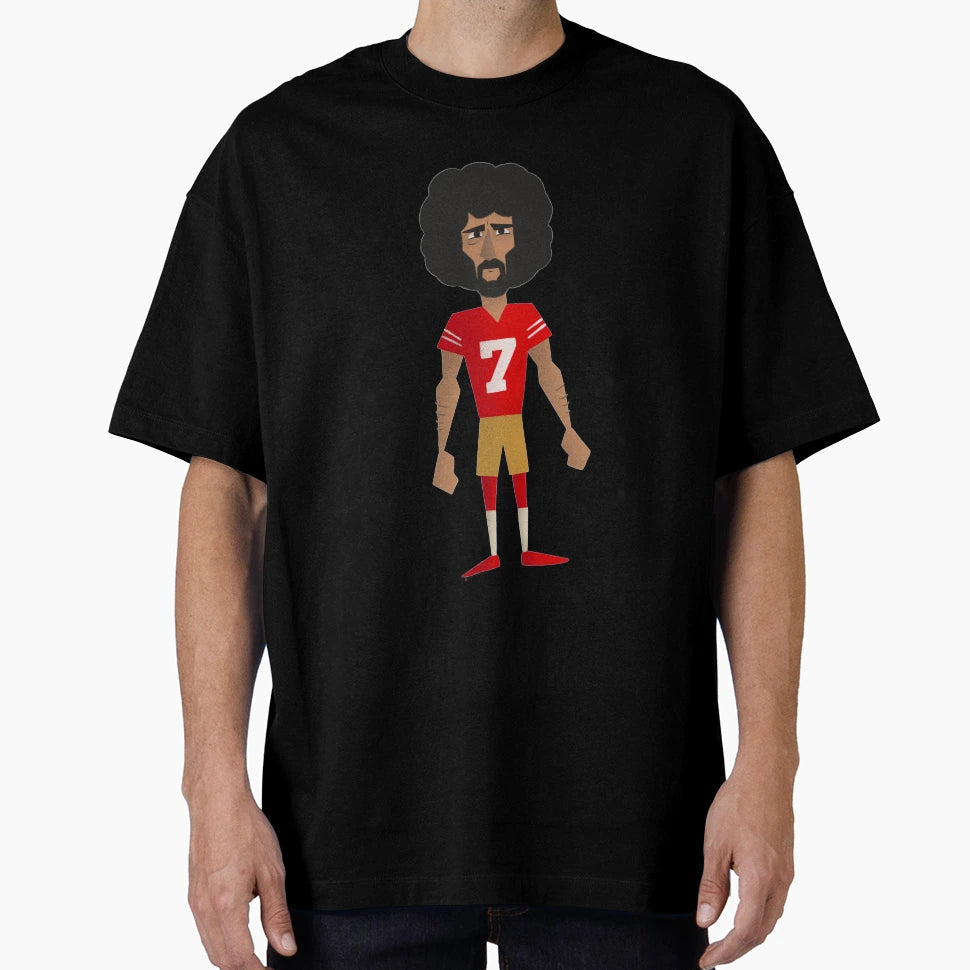 Kaepernick Cartoon T-Shirt - Casual Everyday Wear for Adults - T-Shirt, Sweatshirt, Hoodie