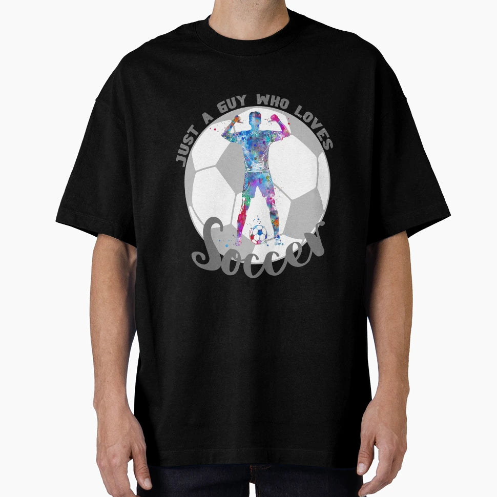 Male Soccer Player T-Shirt - Custom Art Print for Adults - T-Shirt, Sweatshirt, Hoodie