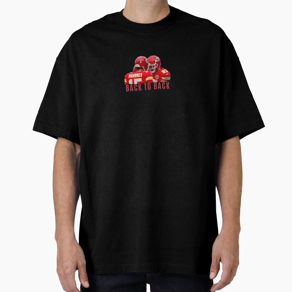Kansas City Chiefs Back To Back T-Shirt - Aesthetic Graphic Men Women - T-Shirt, Sweatshirt, Hoodie